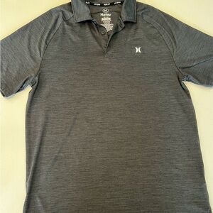 Hurley Men's Gray Polo Shirt -Small